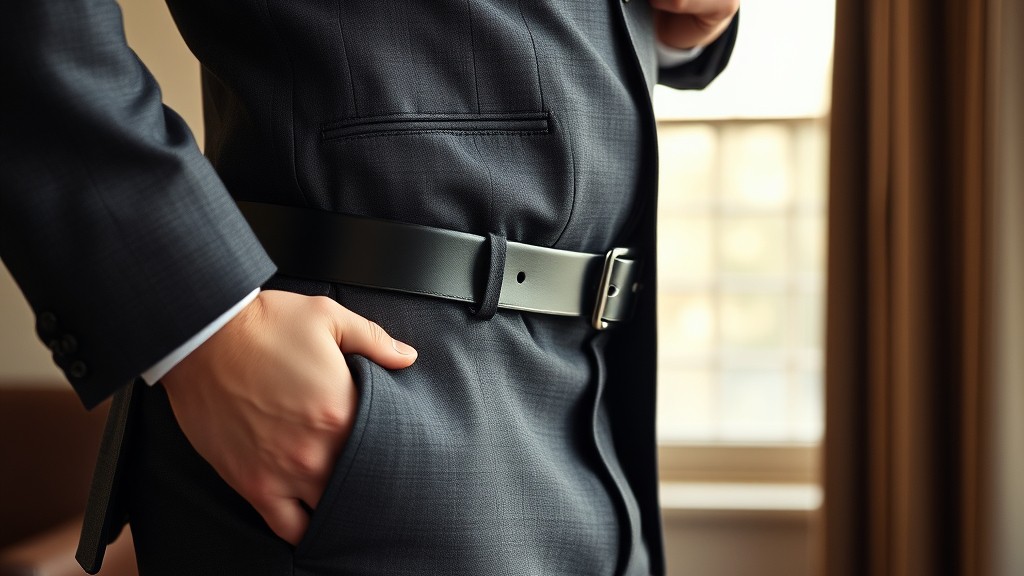 30代男性のベルトは黒と茶の2本でいい — 使い分けと長く使える10本（イメージ4）