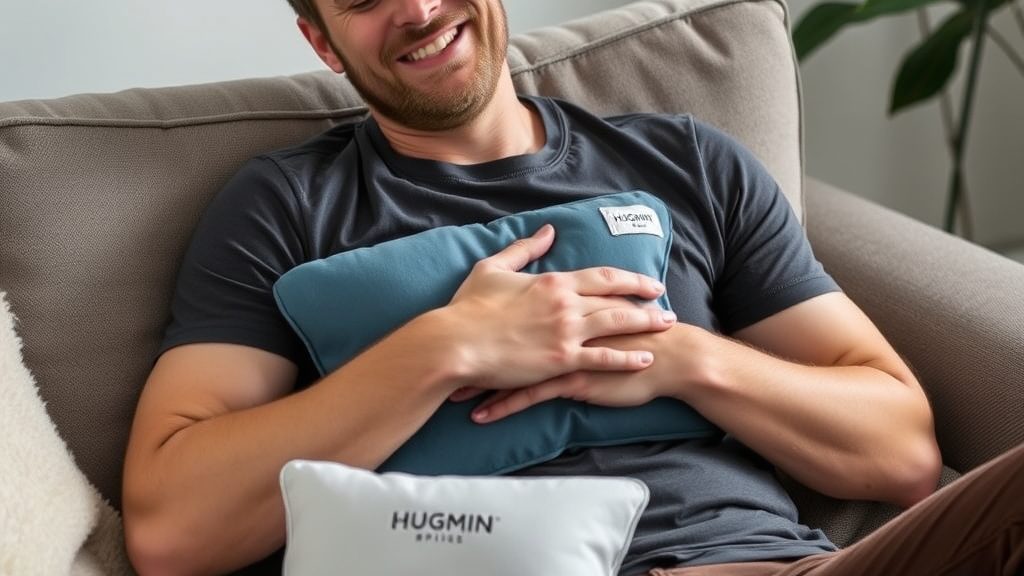 小さな幸せを抱きしめ — HUGMINのミニ抱き枕で癒やしの時間(イメージ2)