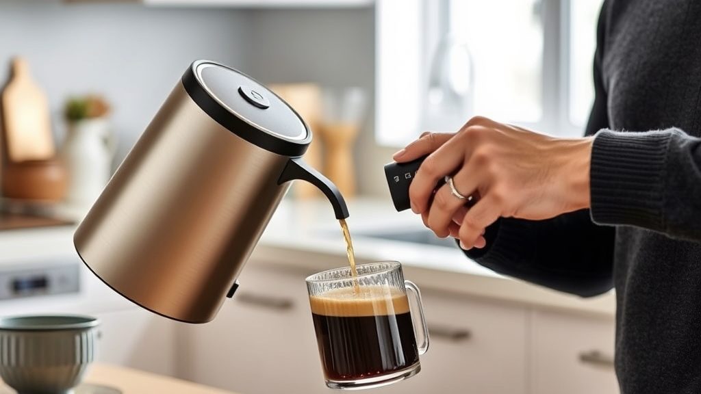 コーヒーの淹れ方を進化させる — EPEIOS電気ケトルの精度(イメージ2)