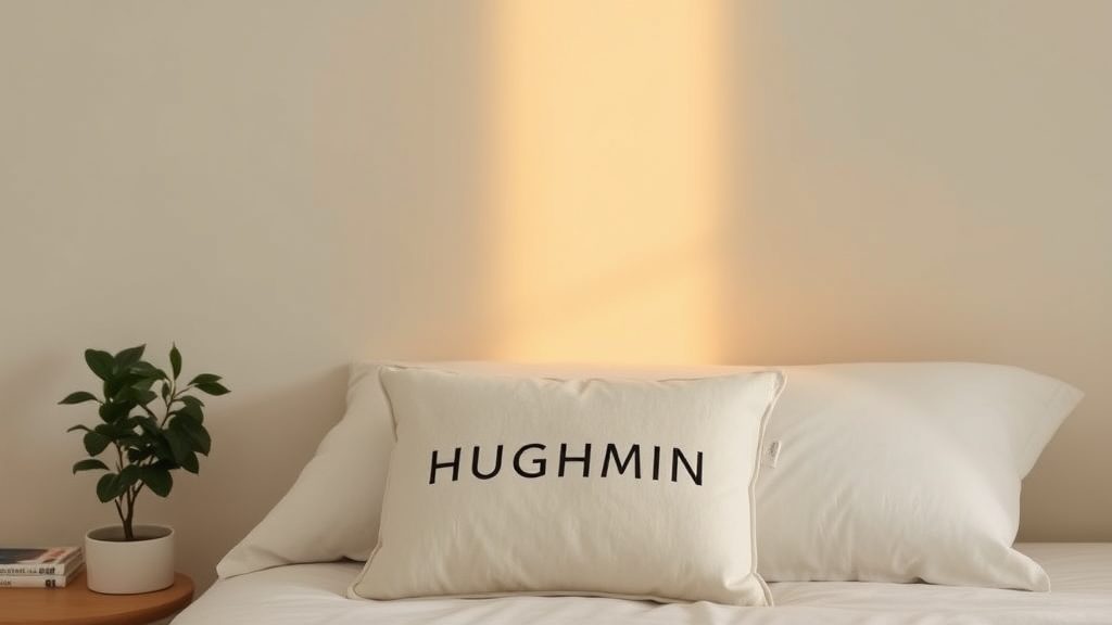 小さな幸せを抱きしめ — HUGMINのミニ抱き枕で癒やしの時間