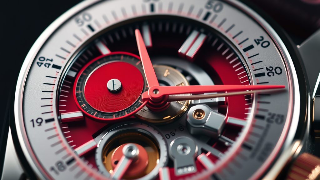 セイコー SEIKO 逆輸入 クロノの実力 — レッドのクールさが際立つ(イメージ1)